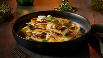 Lasagne aperte alla zucca