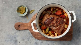 Épaule de veau glacée
