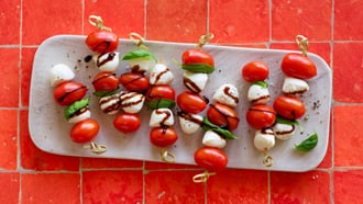 Tomaten-Mozzarella-Spiessli