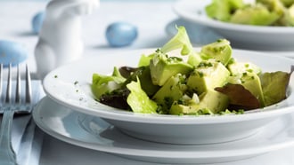 Salade d’avocats en vinaigrette au citron