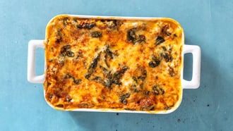 Lasagne aux épinards et au citron