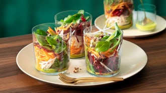 Salade rapée aux noix