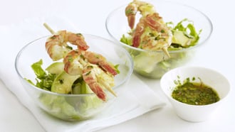 Cocktail di gamberetti e avocado