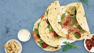 Piadina mit Rohschinken