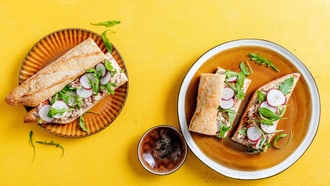Thon-Frischkäse-Sandwich
