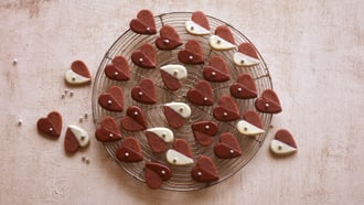 Cœurs au chocolat