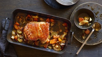 Rôti de porc croustillant