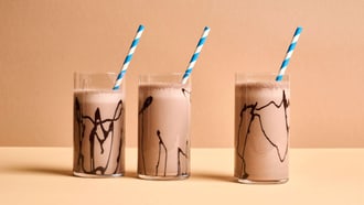 Haselnuss-Schokoladen-Milchshake