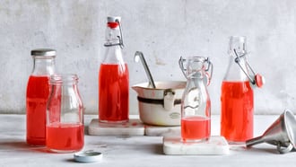 Rhabarbersirup