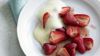 Zabaione con fragole