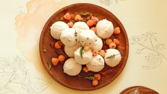 Himbeer-Nektarinen-Sorbet