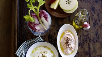 Süsser und pikanter Quark mit Leinöl