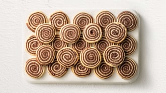 Swirl cookies al cioccolato