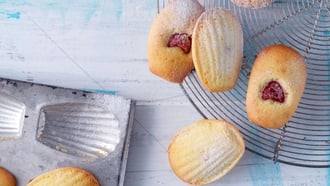 Himbeer-Madeleines