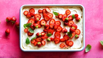 Erdbeer-Rhabarber-Tiramisù
