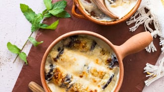 Involtini d'aubergine au citron