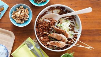 Salade de quinoa au fenouil avec minifilets de poulet