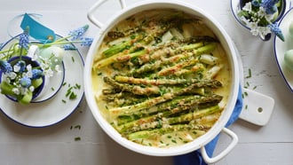 Spargelgratin