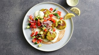 High-Protein Edamame-Falafel