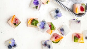 Prosecco-Eiswürfel