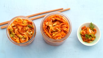 Weisskohl-Kimchi mit Apfel