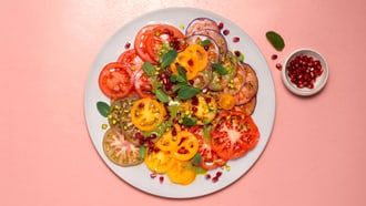Salade de tomates à la menthe