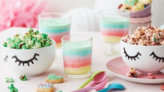 Regenbogen-Creme