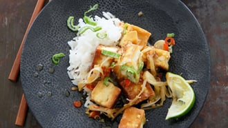 Dés de tofu braisés