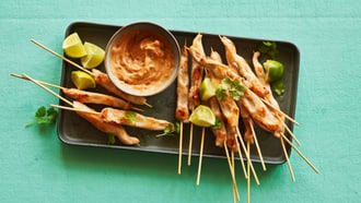 Spiedini di pollo satay