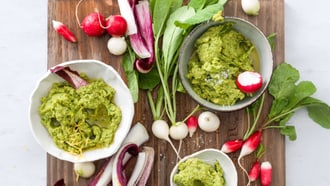 Bärlauch-Hummus