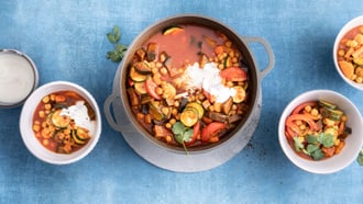 Potée de légumes aux pois chiches