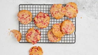 Cookies al rabarbaro