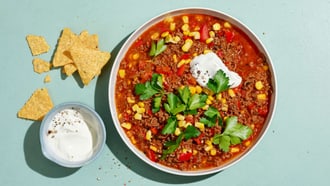 Chili con carne avec poivrons