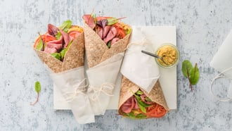 Wrap au pastrami
