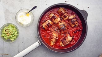 Enchiladas de poulet