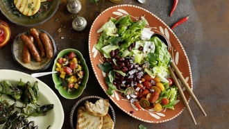 Bunter Lattichsalat