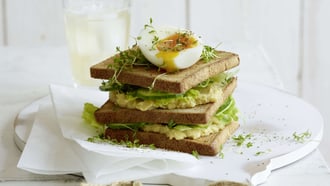 Club sandwich vegetariano