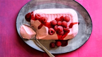 Pudding ai lamponi