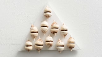 Meringues fourrées au chocolat