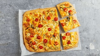 Pizza aux légumes