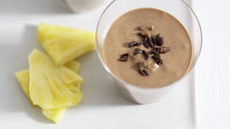 Mousse au chocolat mit Kaffee