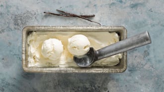 Glace à la vanille