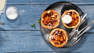Tartelettes aux pommes caramélisées