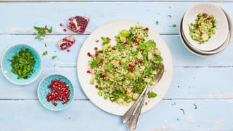 Cuscus verde in insalata