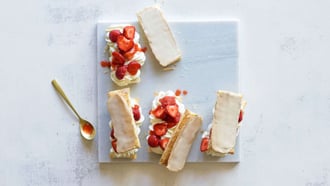Millefeuille aux fraises