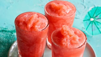 Granita di fragole allo zenzero