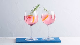 Virgin Pink Gin Tonic