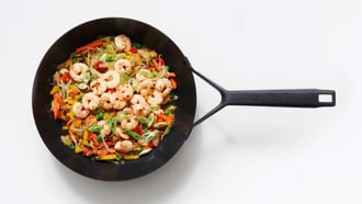 Crevetten mit Asia-Gemüse