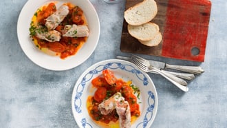 Involtini avec sauce aux câpres