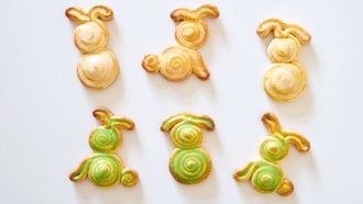 Petits lapins en pâte brisée